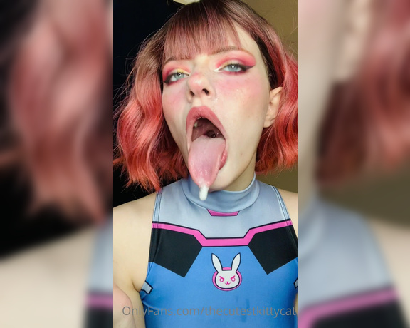 Misty silver aka Thecutestkittycat OnlyFans - Drooly ahegao mess
