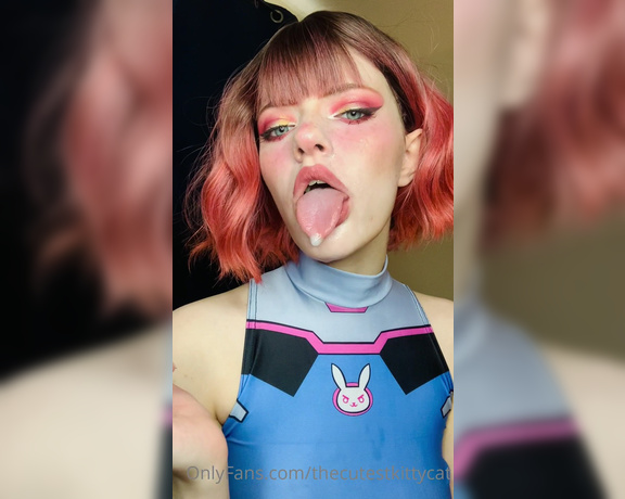 Misty silver aka Thecutestkittycat OnlyFans - Drooly ahegao mess