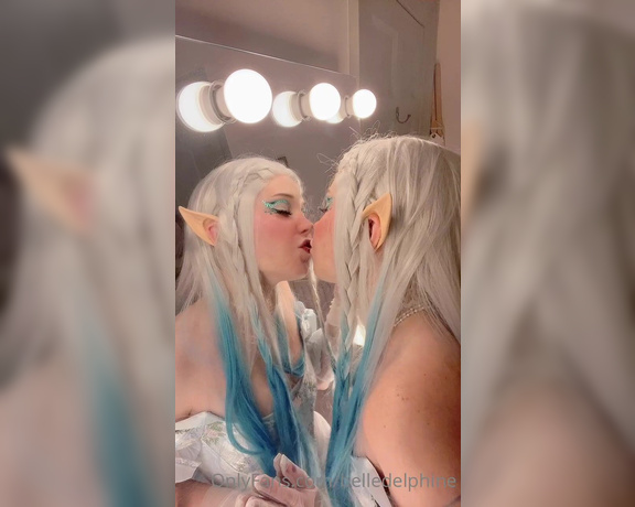 Belle Delphine aka Belledelphine OnlyFans - Because I can’t actually kiss and dance with you I thought I’d dance with myself and… maybe you co 1