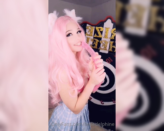 Belle Delphine aka Belledelphine OnlyFans - Oh my gosh the one I was worried about Also I had to film this twice because I kept giggling th 3