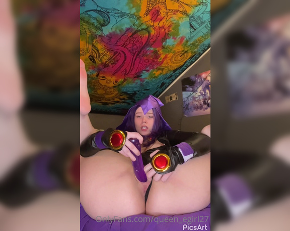 Queen_D aka Queen_egirl27 OnlyFans - Purple on purple