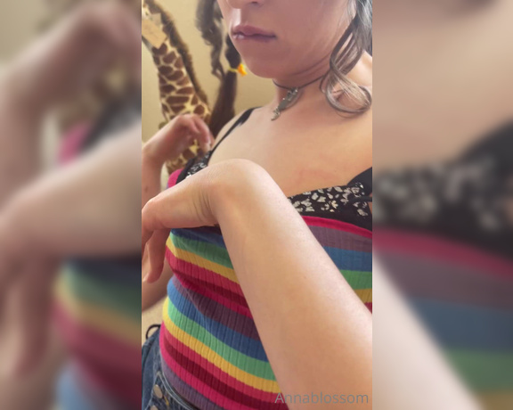 Anna Blossom aka Annablossom OnlyFans - 14 minute BJFuck video while using my hitachi A little deep throating, face fucking, missionary an