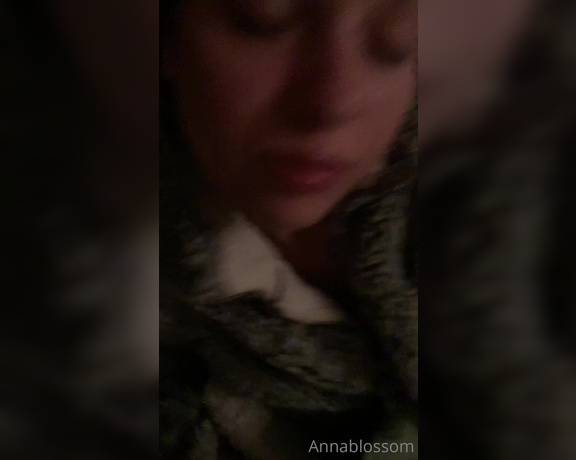 Anna Blossom aka Annablossom OnlyFans - I got woken up to suck his cock