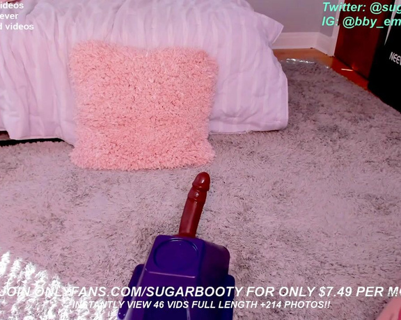 Emma aka Sugarbooty OnlyFans - I love bouncing on a fat BBC!!!!!