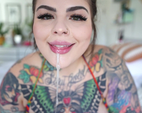 Emma aka Sugarbooty OnlyFans - Practicing my sloppy blowjob skills for you! In the comments below tell me how I did