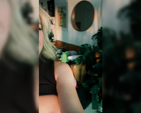 Blondeadobo OnlyFans - Absolutely covered and blasted with cum this morning