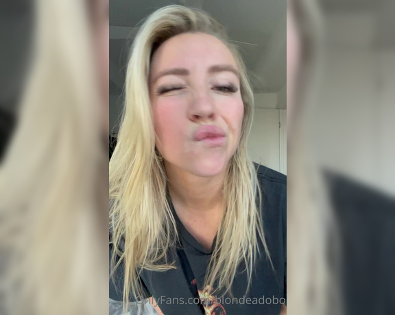Watch Online Blondeadobo Onlyfans Got Cum All Over My Mouth Needed