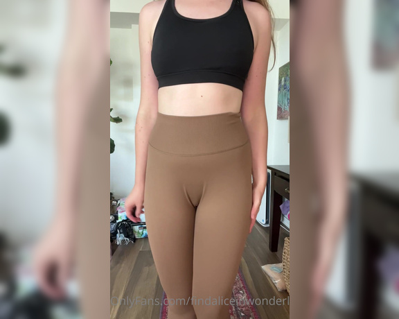 Alice aka Findaliceinwonderland OnlyFans - More yoga pants