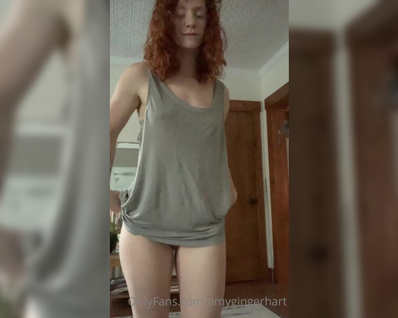Amy Hart aka Amygingerhart OnlyFans - A little early morning peek at what’s under my nightgown