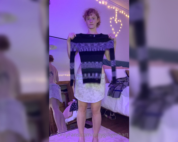 Amy Hart aka Amygingerhart OnlyFans - Time lapse Trying on some new clothes for fall I got horny making this for you so stay tuned for