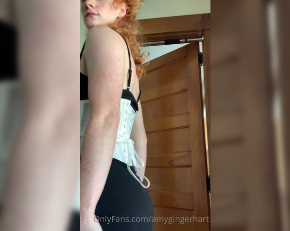 Amy Hart aka Amygingerhart OnlyFans - It turns me on when I act slutty for you I had to make myself cum after this