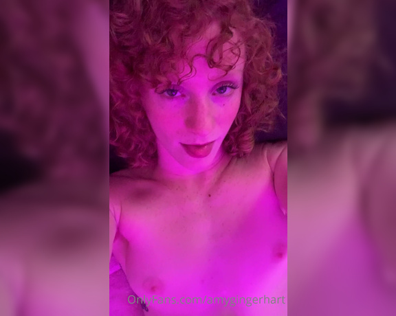 Amy Hart aka Amygingerhart OnlyFans - Got so turned on watching my own video I had to fuck myself again Here I am post orgasm no 2, lite