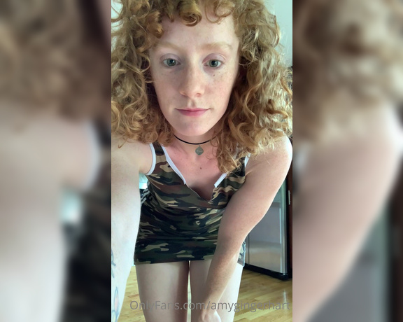 Amy Hart aka Amygingerhart OnlyFans - Getting ready to do my chores