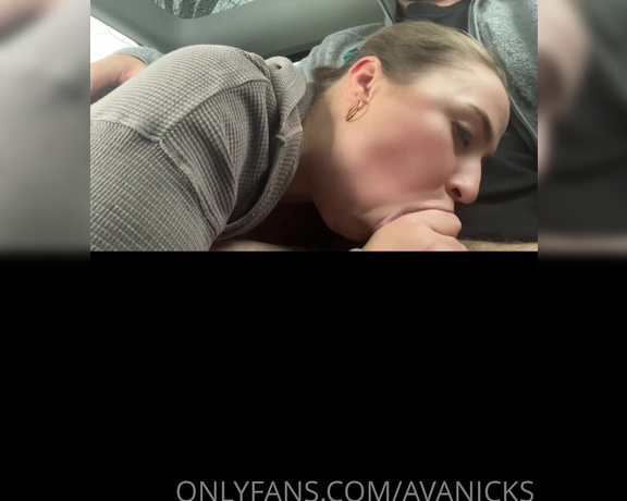 Ava Nicks aka Avanicks OnlyFans - Just pull the car over so I can your cock a hug with my mouth ) I missed breakfast this morning so