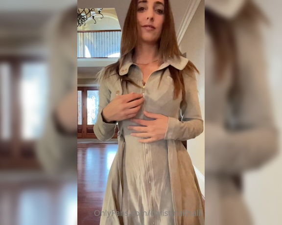Christina Khalil aka Christinakhalil OnlyFans - Cant get enough of this look! Walking around outside and no one would know whats under the dress