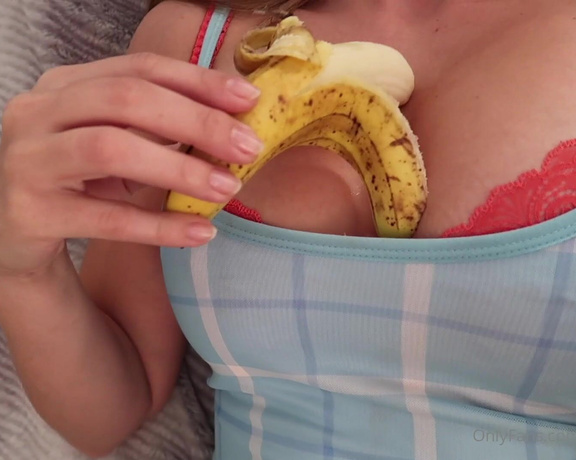 Christina Khalil aka Christinakhalil OnlyFans - Heres a short fun banana video Stay tuned for the longer and BIGGER version in your DMs