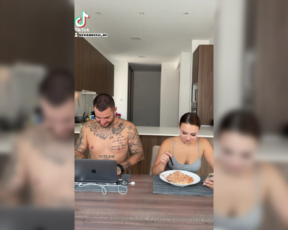 Kevin & Celina aka Kevandceli OnlyFans - TikTok Monday with @ellyandnick 3