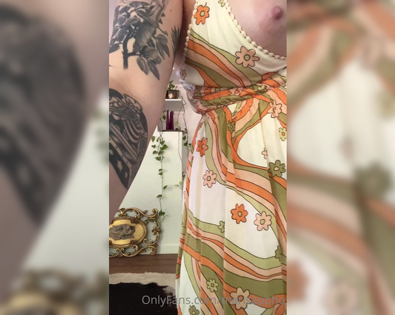 Mari Sappho aka Marisappho OnlyFans - Lol!! This dress says titties must be out