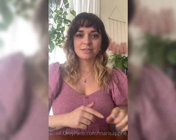 Mari Sappho aka Marisappho OnlyFans - Important information, please watch!