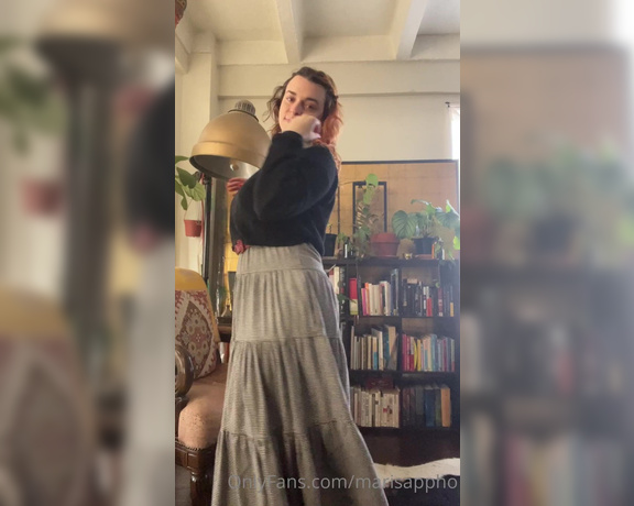 Mari Sappho aka Marisappho OnlyFans - Can you tell I’ve got that cake even in a long dress