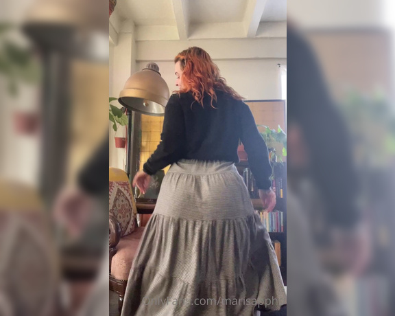 Mari Sappho aka Marisappho OnlyFans - Can you tell I’ve got that cake even in a long dress