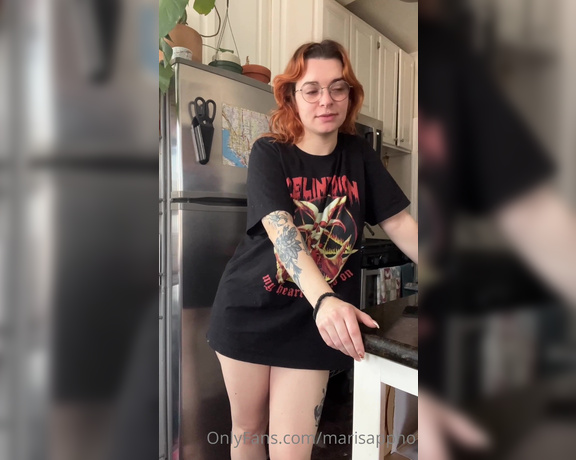 Mari Sappho aka Marisappho OnlyFans - Let’s make some coffee! Also I wish I had captions on here