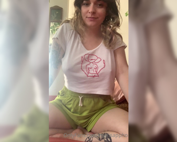 Mari Sappho aka Marisappho OnlyFans - Dance, dance electric with me this lazy Saturday morning Fun fact I embroidered this shirt