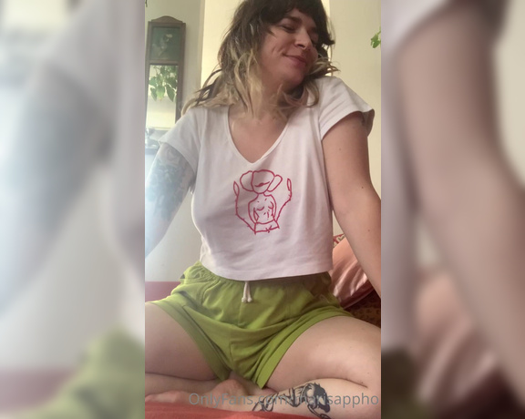 Mari Sappho aka Marisappho OnlyFans - Dance, dance electric with me this lazy Saturday morning Fun fact I embroidered this shirt