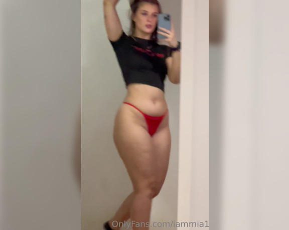 Iammia1 OnlyFans - I walk around my flat like this all the time