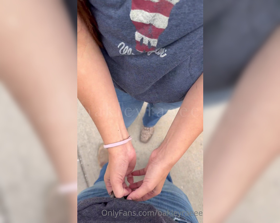 Oakley aka Oakleyraeee OnlyFans - Sex tape preview getting railed on the tailgate before he cums in my wet little pussy! Tip $1099