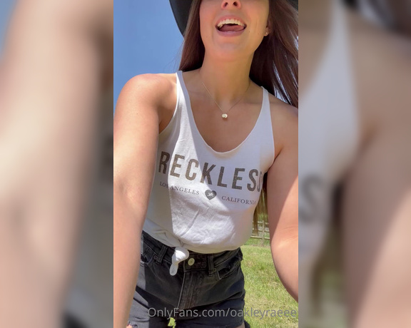 Oakley aka Oakleyraeee OnlyFans - Wet tshirt