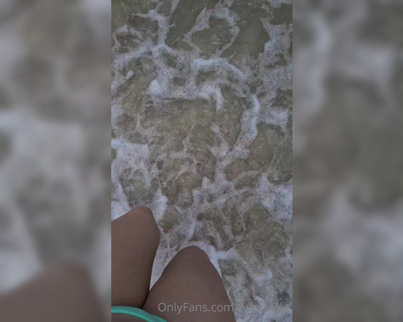 Adorezee Footjob OnlyFans - Getting my feet salty and wet! 1