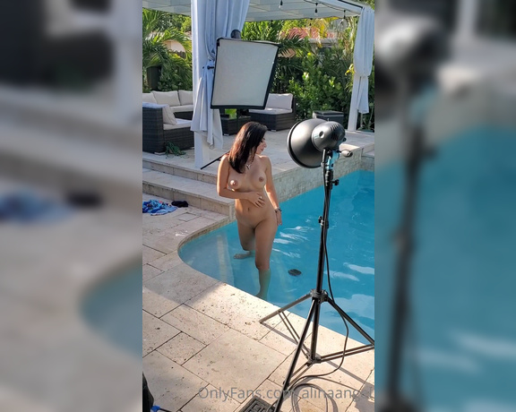 Alina Angel aka Alinaangel OnlyFans - Behind the scenes