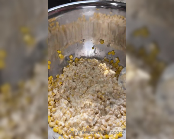 Halle aka Halococo OnlyFans - Making corn cheese! have you ever tried it before It’s a Korean side dish that is usually served