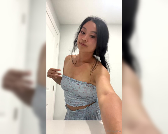 Darling Boo aka Darlingboo OnlyFans - I’ve got the Asian glow right now I’m a little tipsyyy hehe