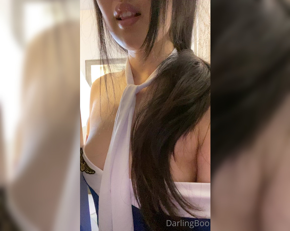 Darling Boo aka Darlingboo OnlyFans - Thought I’d dress up as a flight attendant for you today Wanna join the Mile High Club with me ) 32