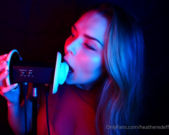 Heatheredeffect OnlyFans Leaked  - Mini ear eating  full version + other exclusive ASMR is on my Patreon