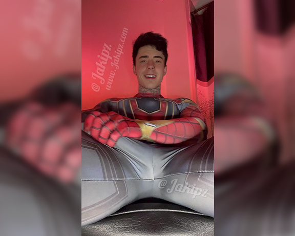 Jakipz OnlyFans - Here are a few clips from the Teasy Spidey Cum Exclusive Ill be sending out tomorrow, this one was