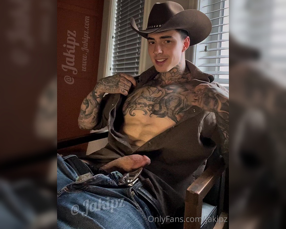 Jakipz OnlyFans - Ok ok I promise this is the last cowboy post for a bit I just really wanted to cum for you in thi