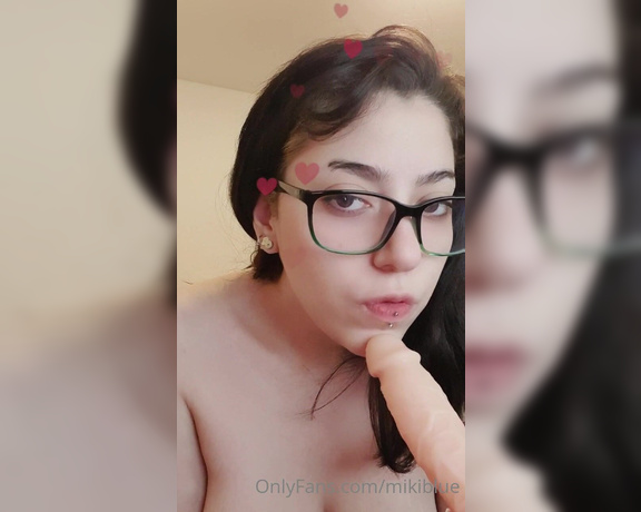 Miki blue aka Mikiblue OnlyFans - [325] oh imagine the privilege of having me spitting and teasing your cock