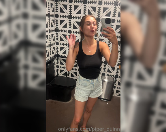 Piper Quinn OnlyFans aka Piper_quinn - I took my mom to one of the bars where I’ve fucked in the bathroom… and this one was completely re