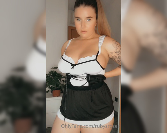 Rubysroses OnlyFans - You seem to be enjoying the reverse strip tease so here’s another, sexy maid style anyone need any