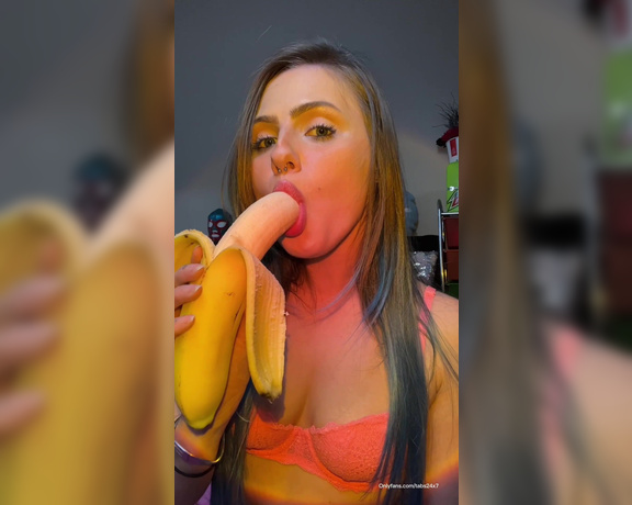 Tabby Ridiman onlyfans - Tabs24x7 OnlyFans - I can never eat a banana and not get turned on now thanks to this bj vid I did This was last mo