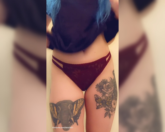 Tabby Ridiman onlyfans - Tabs24x7 OnlyFans - Modeling my cute thong for you before I get all snuggly in bed just wanted to give a lil update