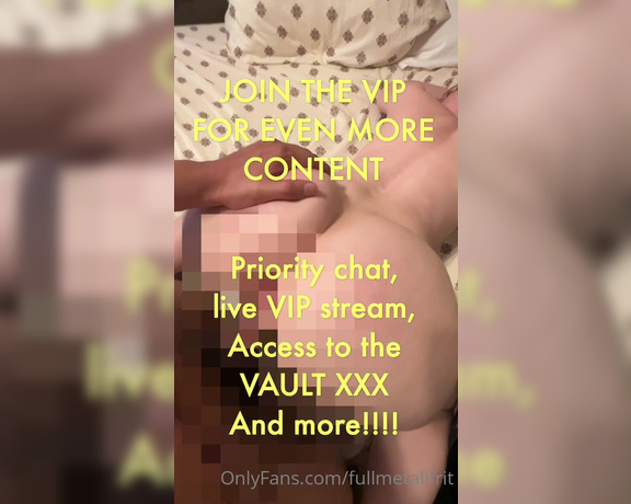 Fullmetalifrit OnlyFans - Limited Edition Video coming out tonight, I put a LOT of work into this one, going out at 8 pm est