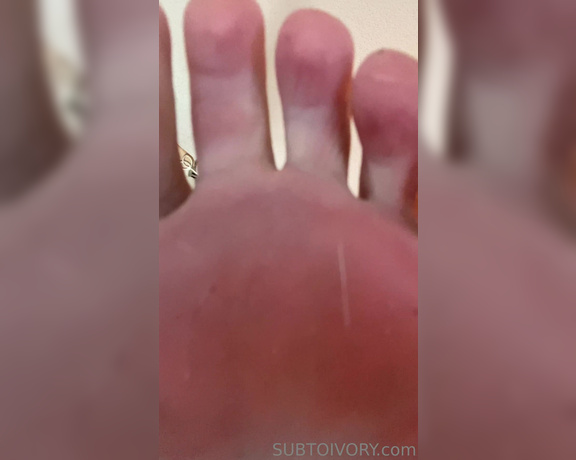 Ivory Soles aka Ivorysoles OnlyFans - Quick Giantess JOI where I smother you with my clean smelly soles )