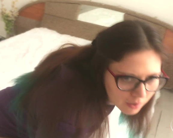 Jenny Young - Girl in glasses does blowjob