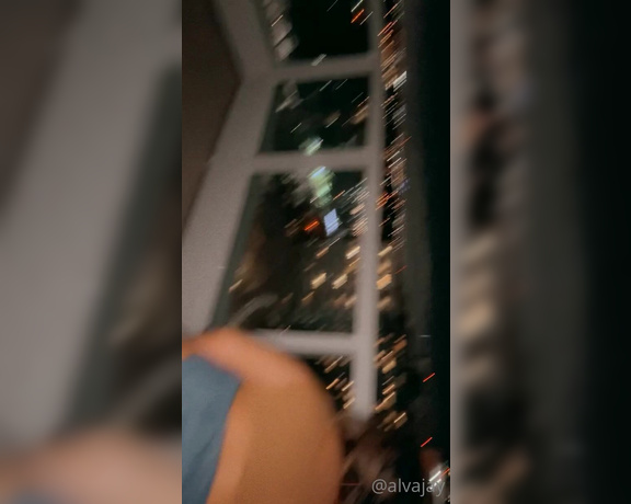 Alvajay OnlyFans - Fucking on the balcony like this if you like longer clips @fuckinurfavgirl
