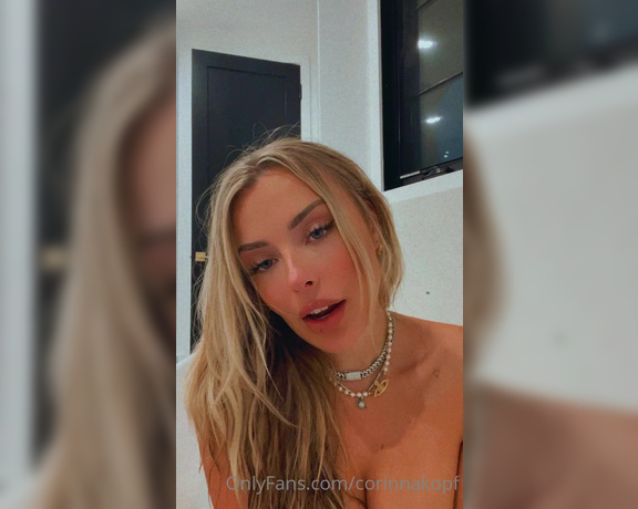 Corinna Kopf aka Corinnakopf OnlyFans - Trying to take more videos for you babies