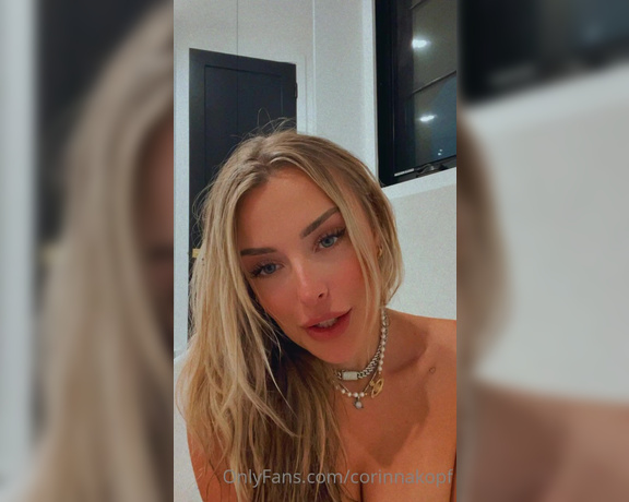 Corinna Kopf aka Corinnakopf OnlyFans - Trying to take more videos for you babies